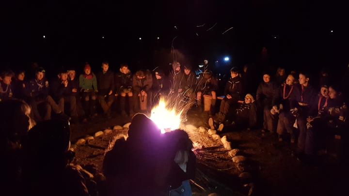 Bålpladsindvielse og vinterbivuak